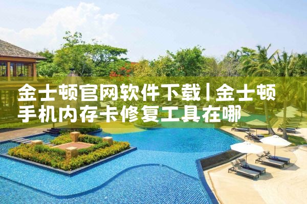 金士顿官网软件下载