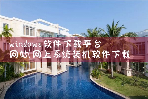 windows软件下载平台网站