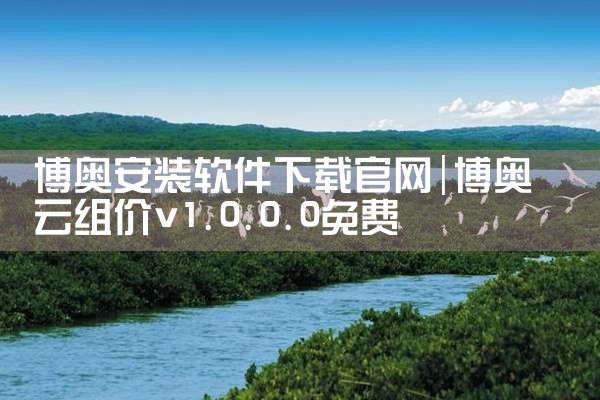 博奥安装软件下载官网